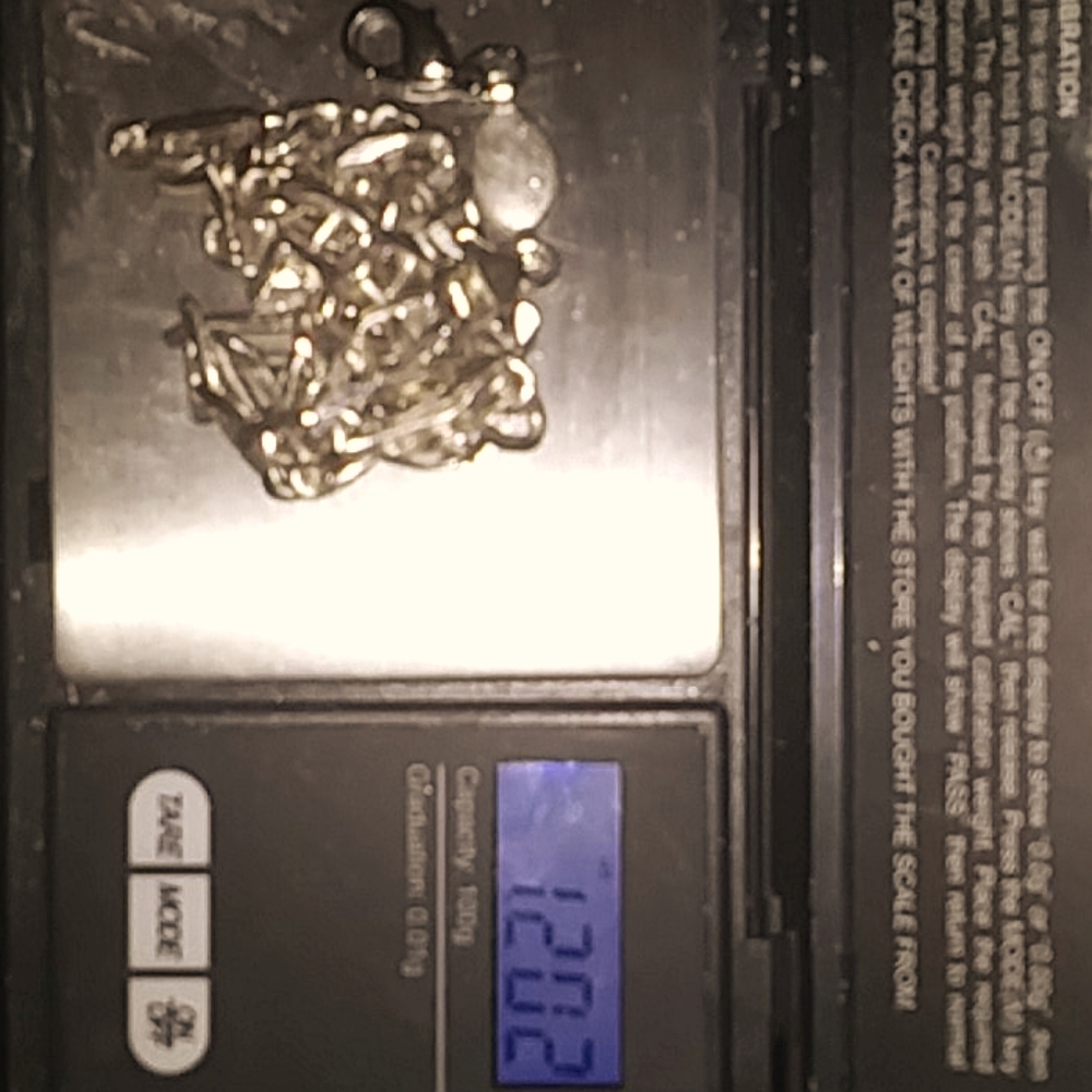 Silver chain made in Italy